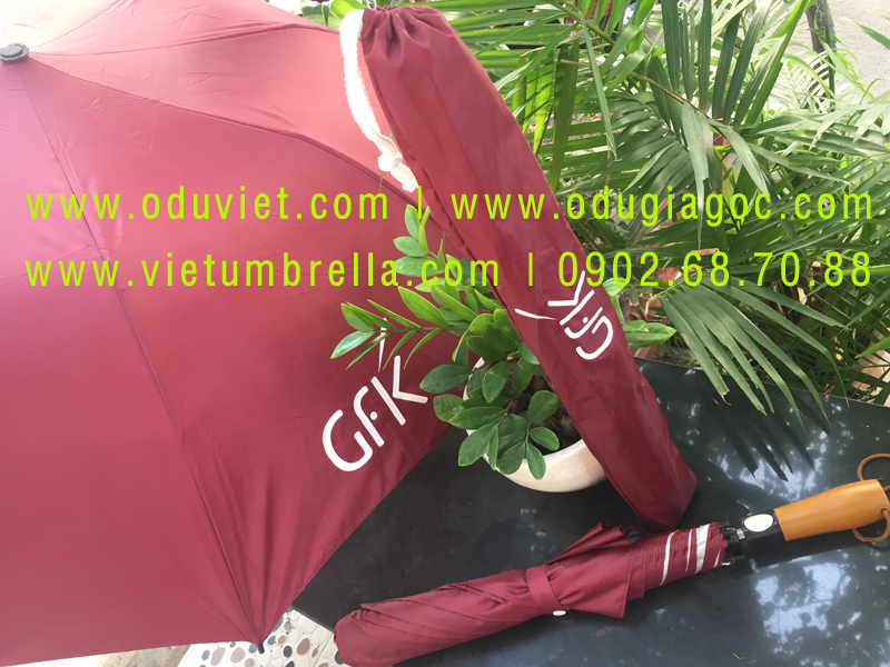 xưởng sản xuất ô dù cầm tay in logo quảng cáo